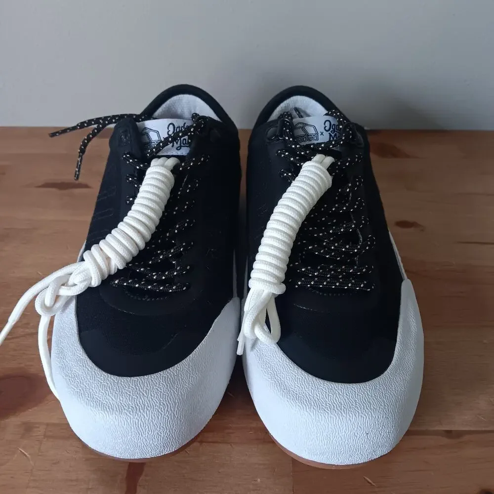 LANDED |THE OVERLOOK| UNISEX 7 Womens 5.5 Mens Black Walking Comfort Shoes - Picture 2 of 10
